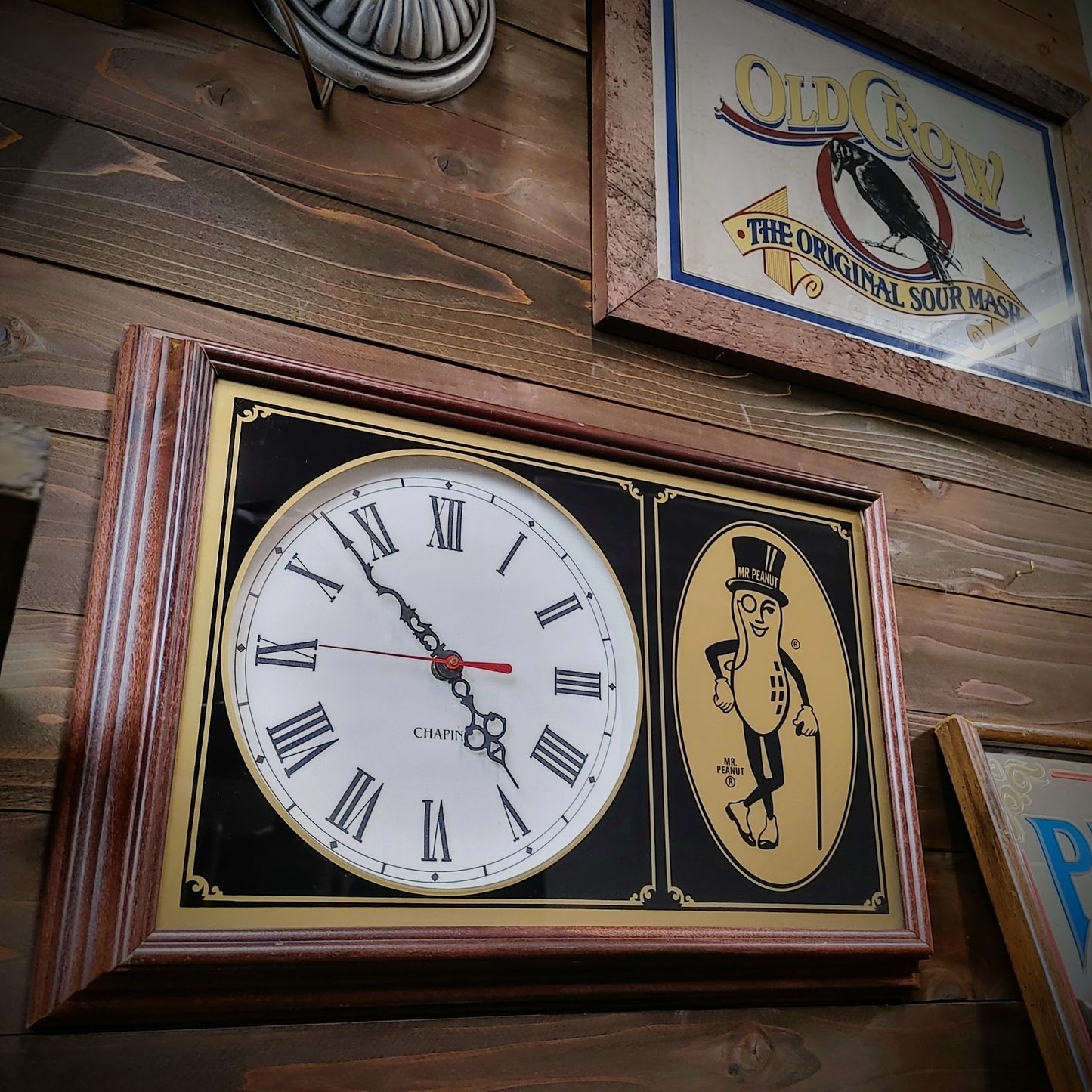 1990's Mr.Peanut Wall Clock 掛け時計