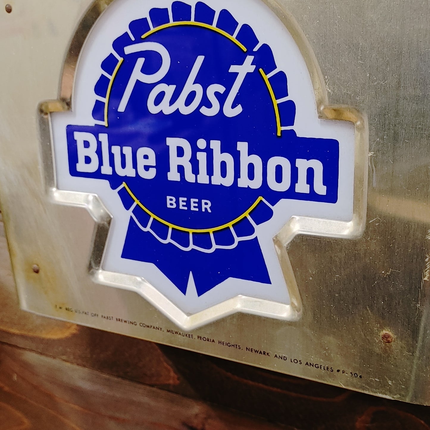 Pabst Blue Ribbon ライトサイン