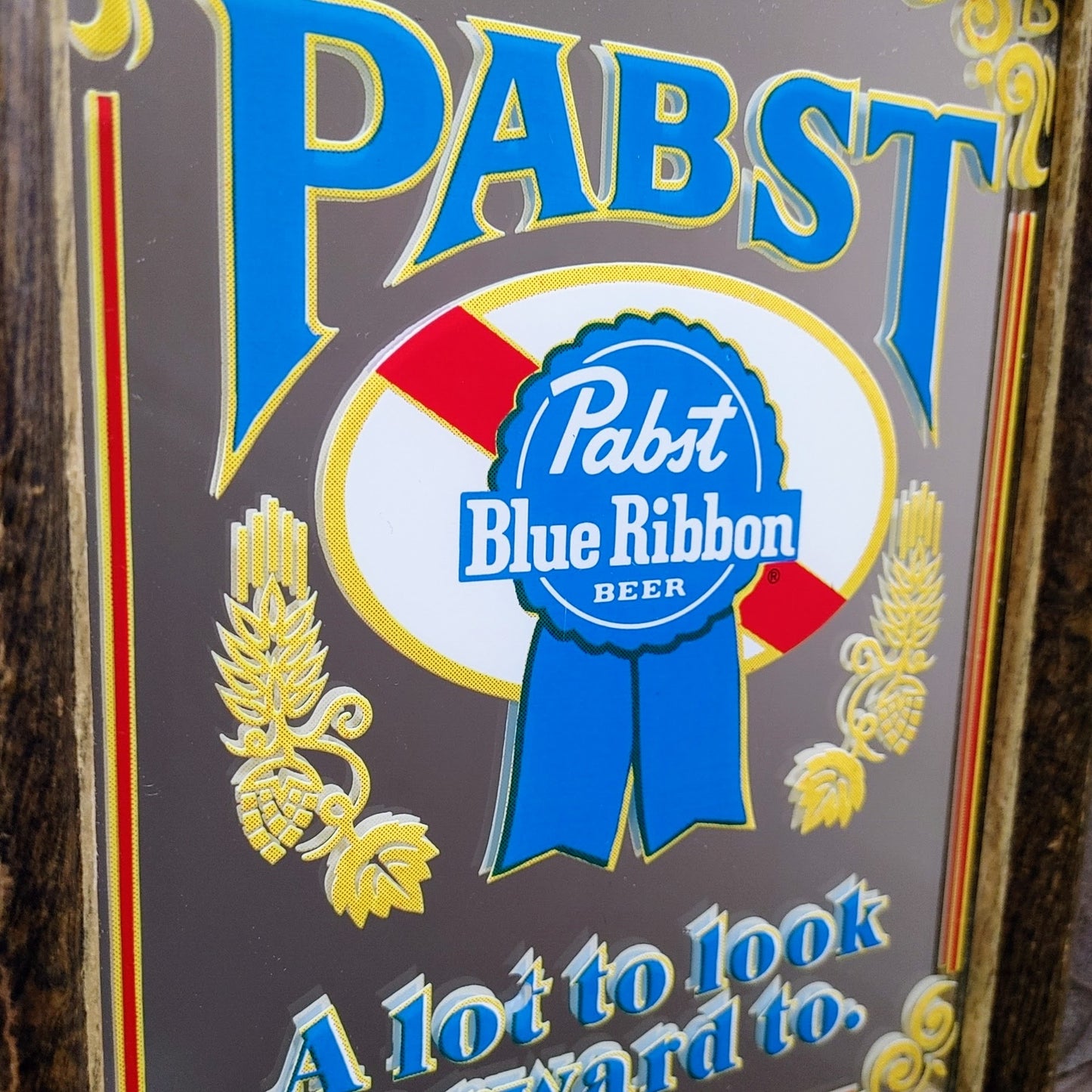 Pabst Blue Ribbon パブミラー