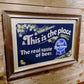 1983年製 Pabst Blue Ribbon パブミラー