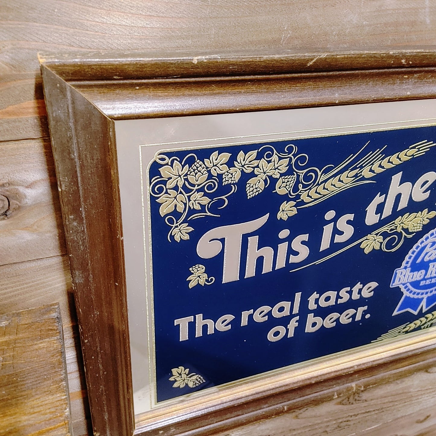 1983年製 Pabst Blue Ribbon パブミラー