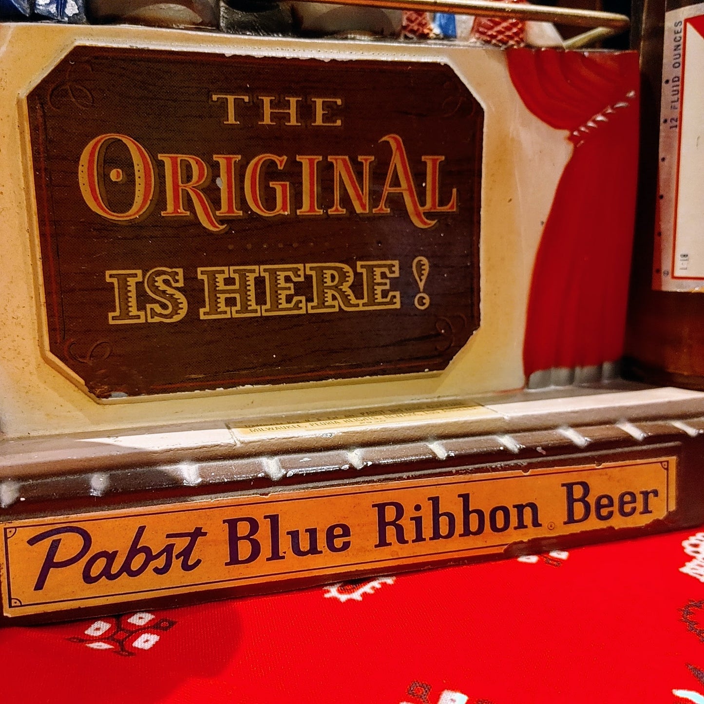 1959年製 Pabst Blue Ribbon バーバーショップカルテットディスプレイ