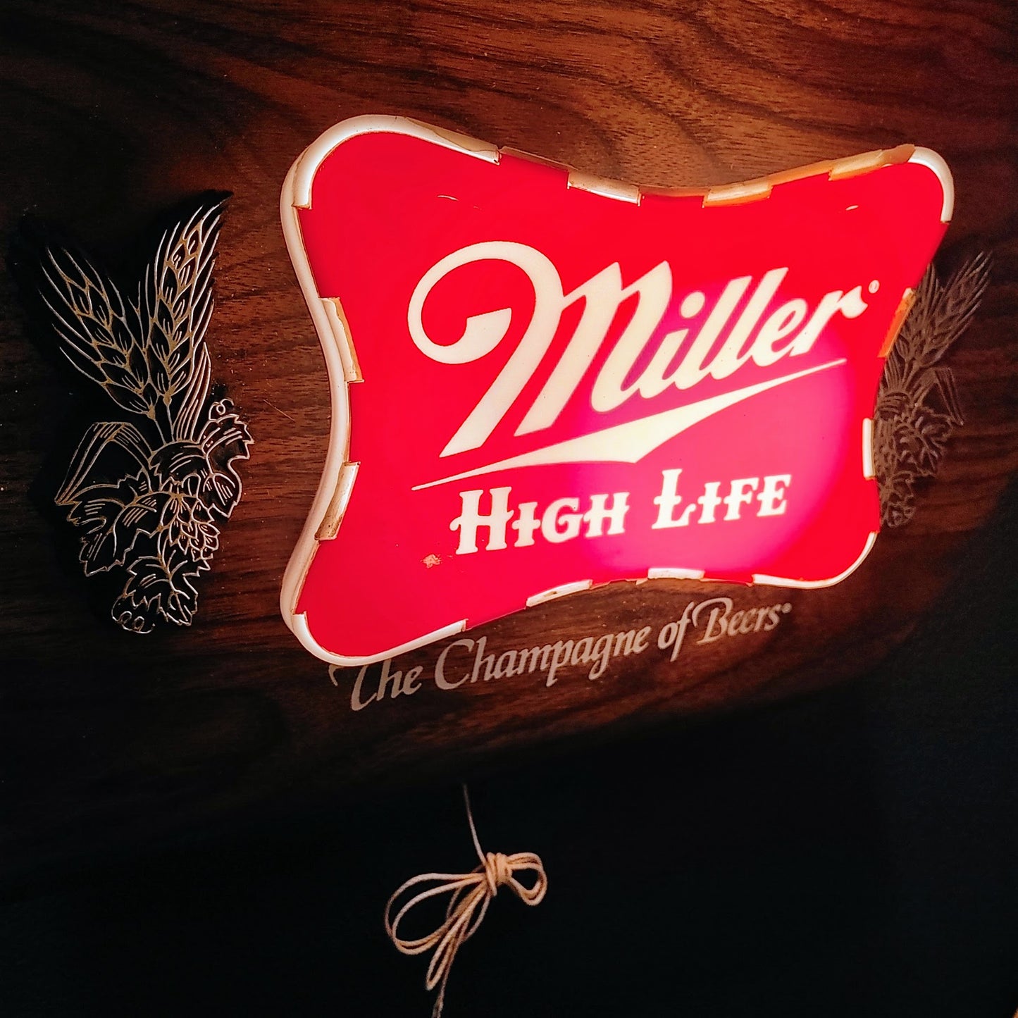 MILLER HIGH LIFE BEER ライトサイン