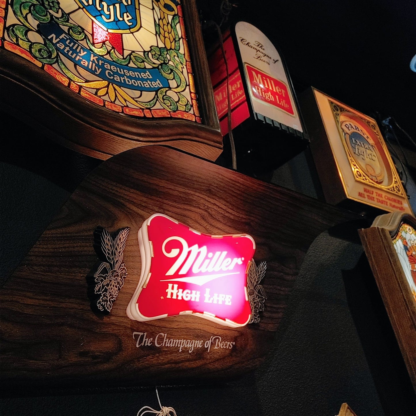 MILLER HIGH LIFE BEER ライトサイン