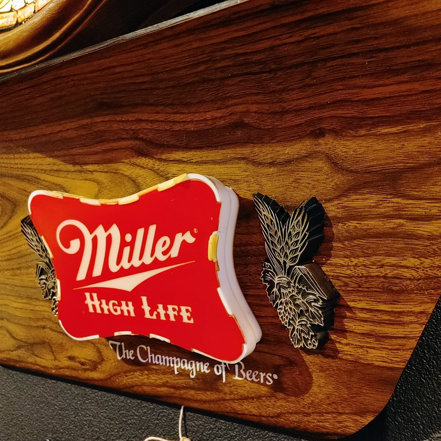 MILLER HIGH LIFE BEER ライトサイン