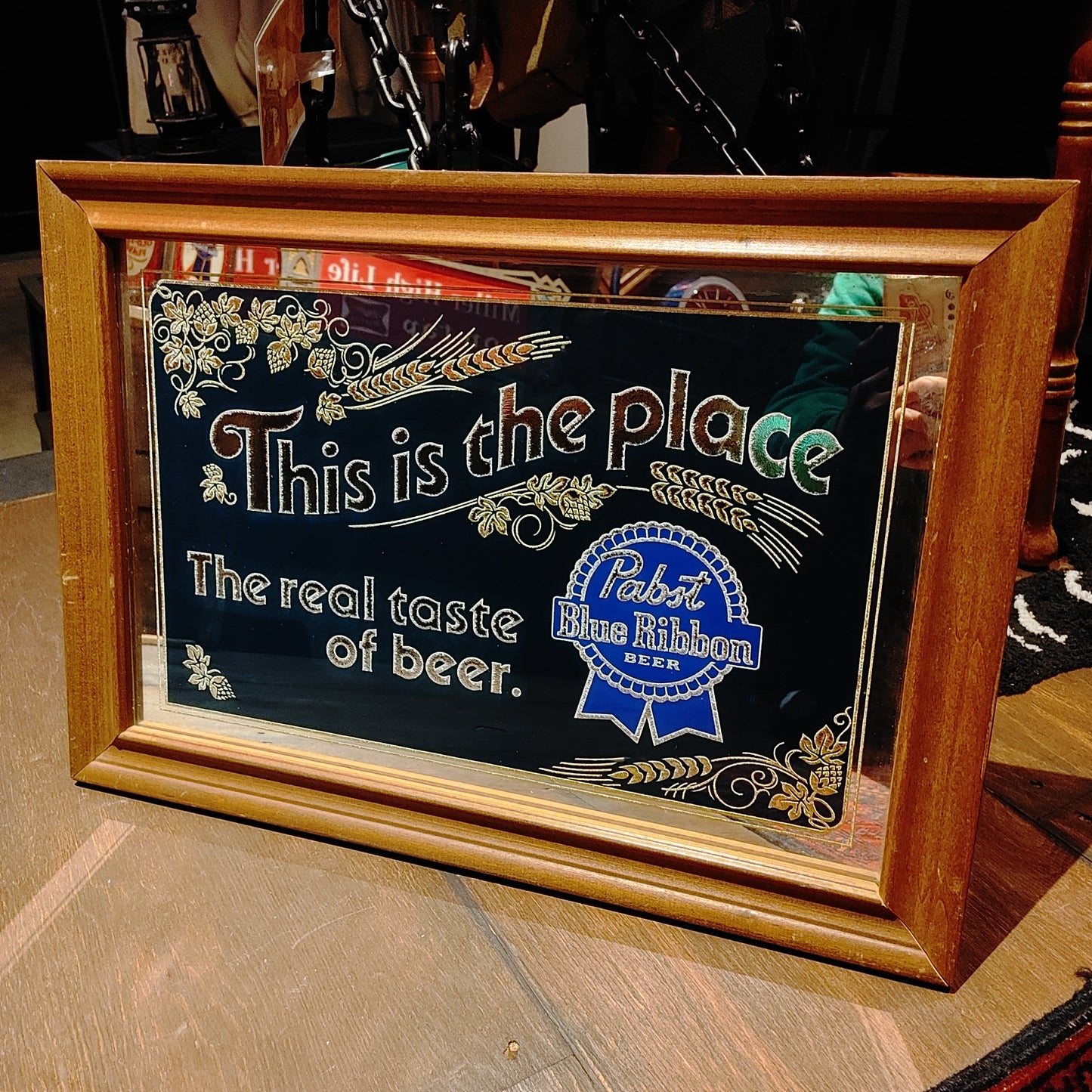 Pabst Blue Ribbon パブミラー