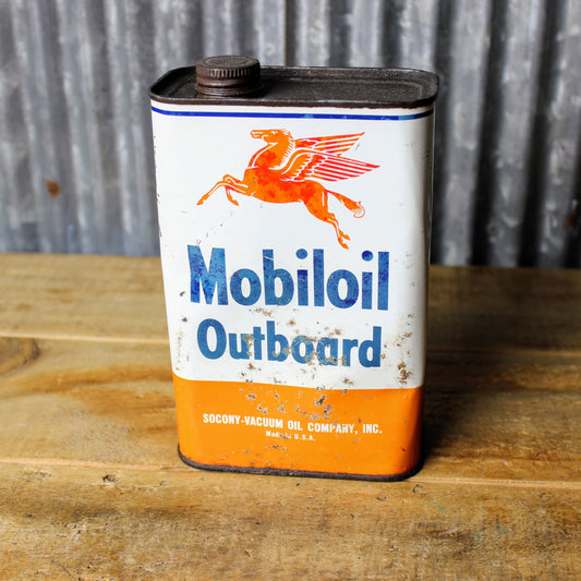 MobilOil Outboard オイル缶