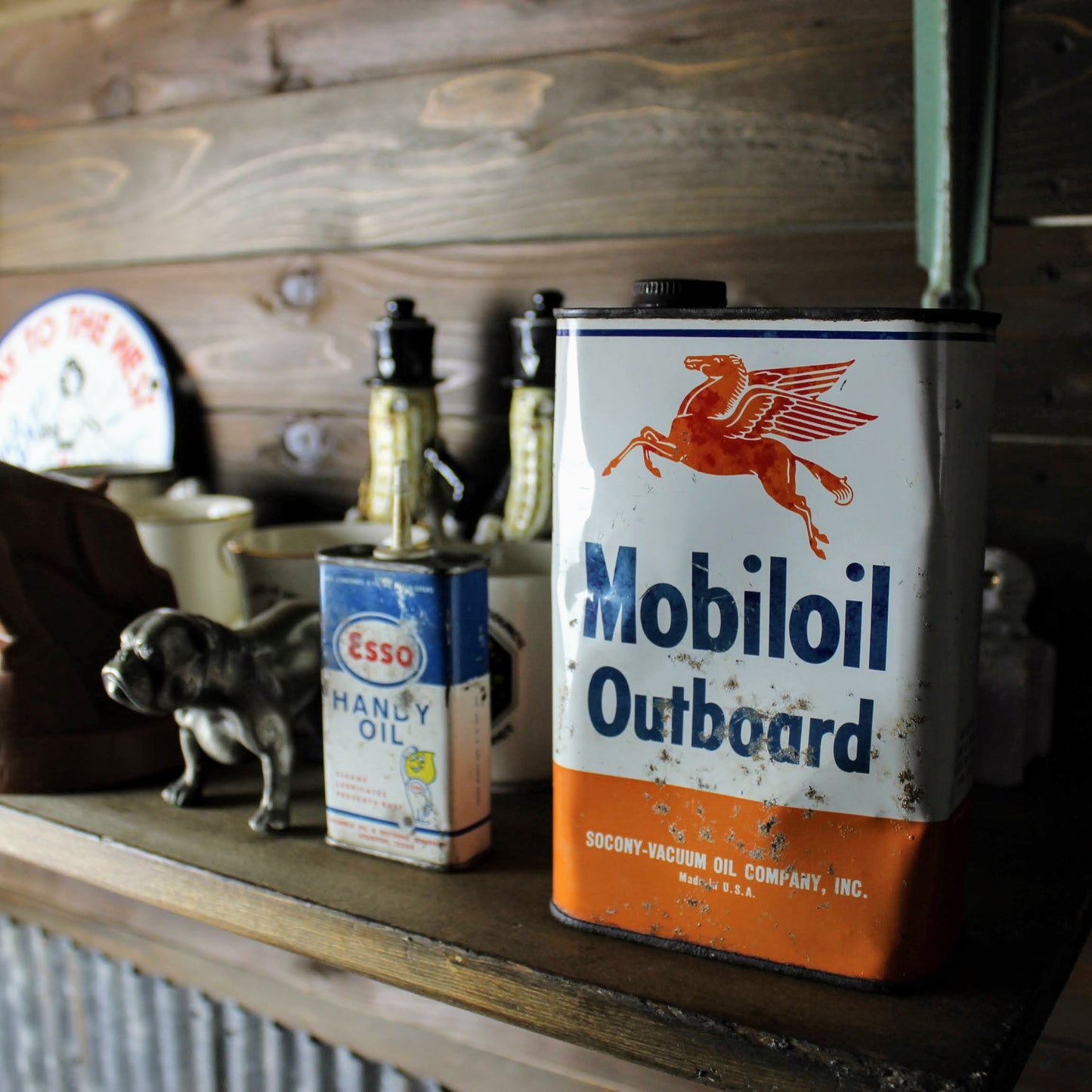 MobilOil Outboard オイル缶