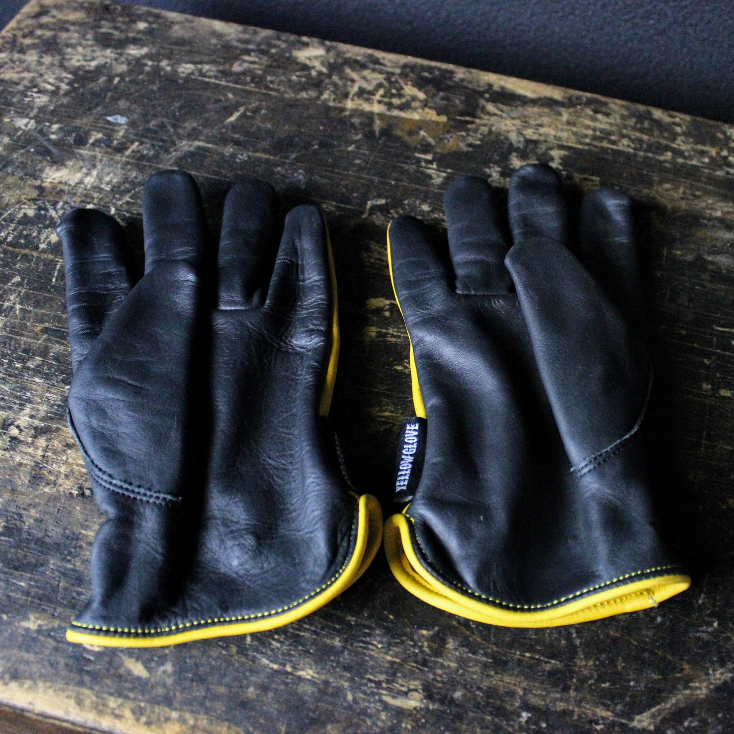 【送料無料】※予約※ SK OLDIES×Yellow Glove レザーグローブ