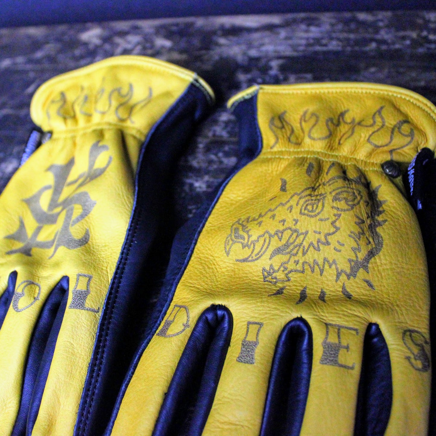 【送料無料】※予約※ SK OLDIES×Yellow Glove レザーグローブ