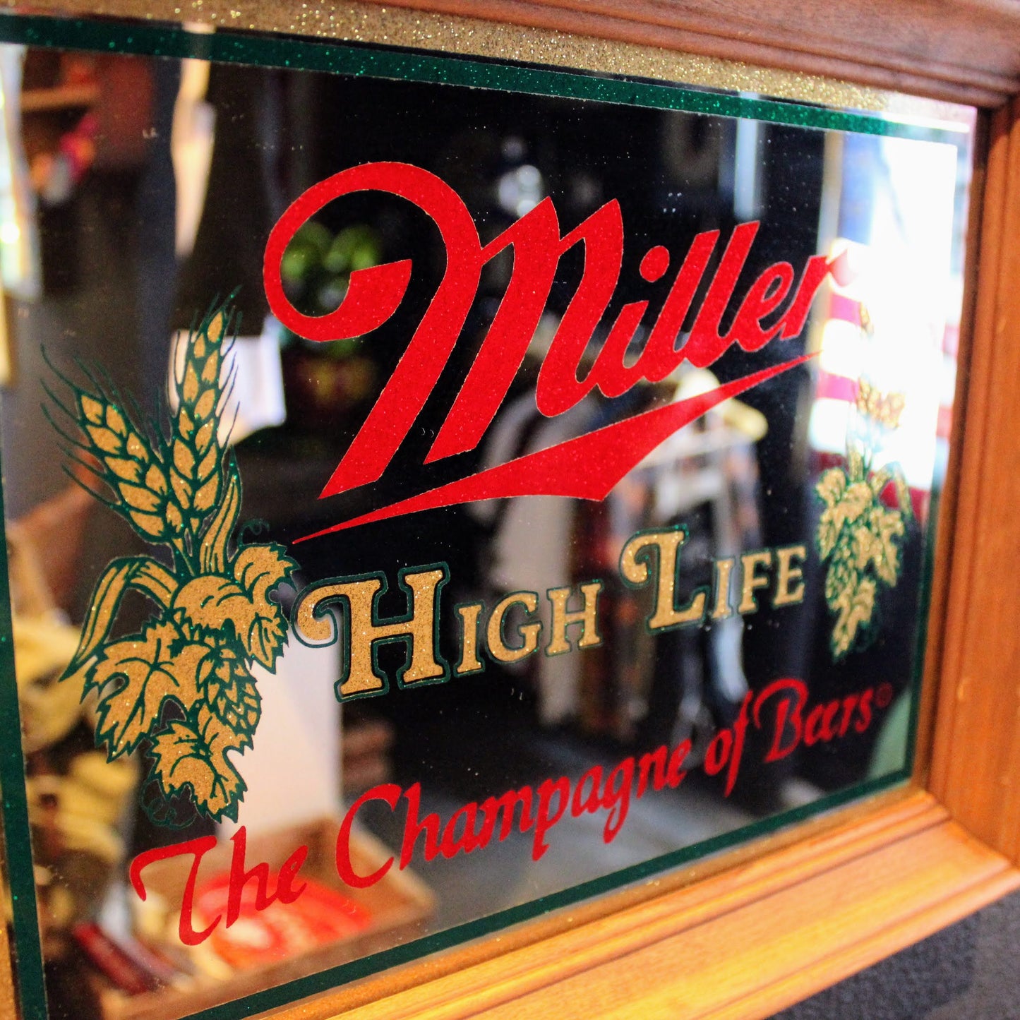 MILLER HIGH LIFE パブミラー