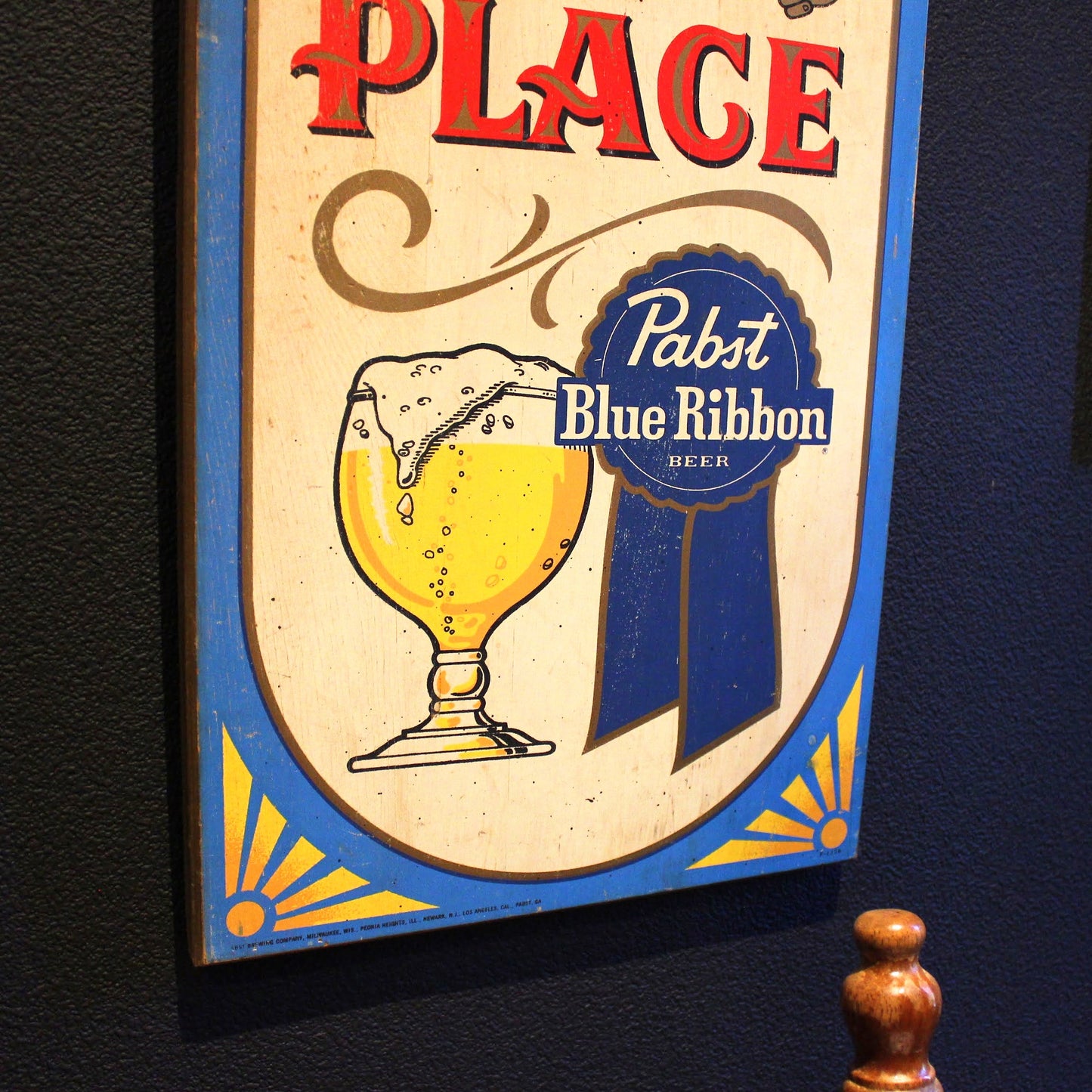 Pabst Blue Ribbon サインボード