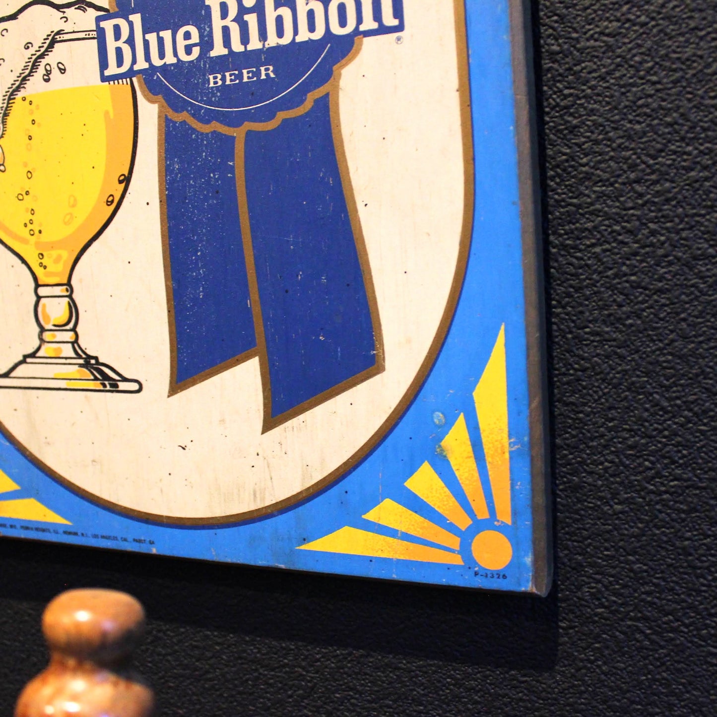 Pabst Blue Ribbon サインボード