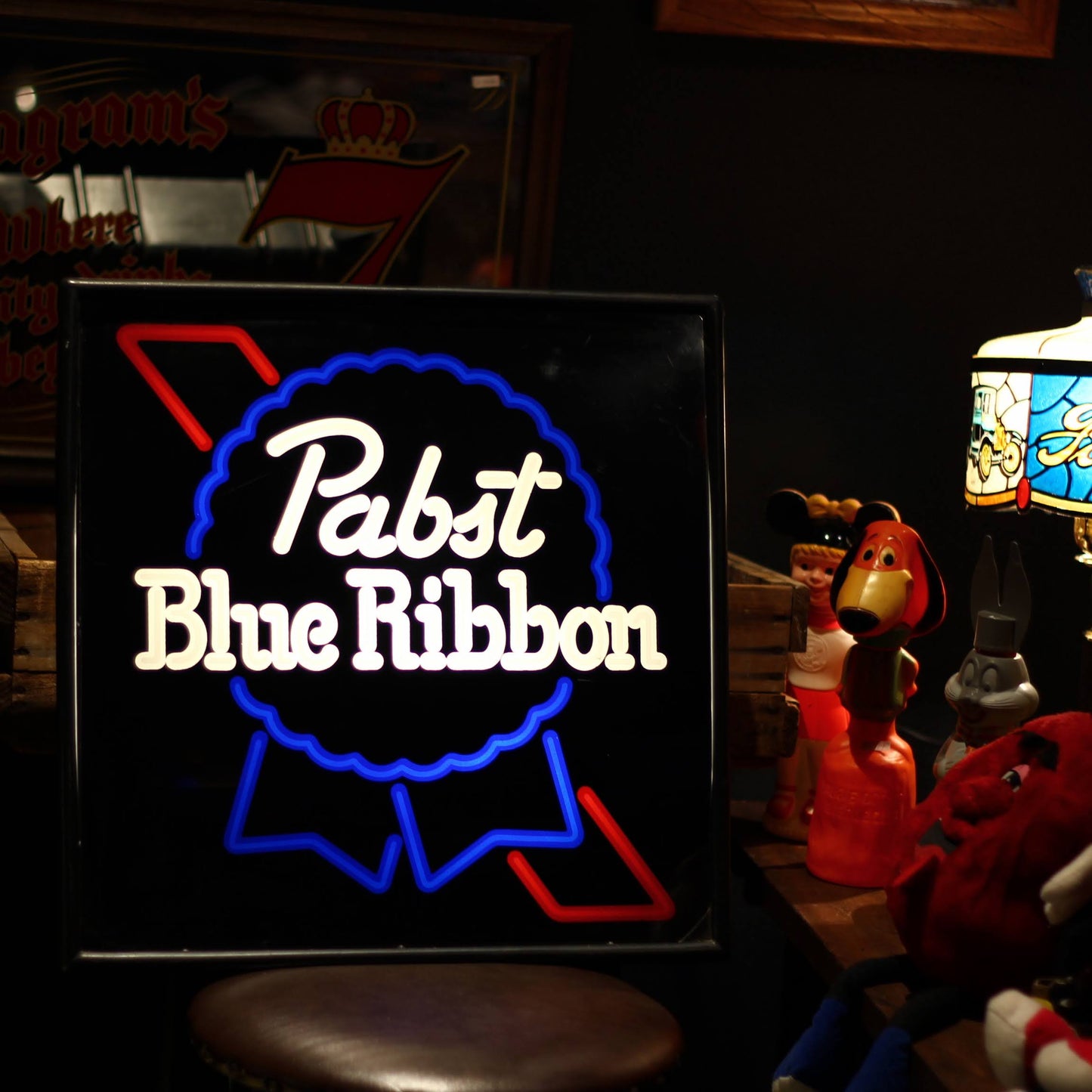 PABST BLUE RIBBON ネオンサイン風ライトサイン