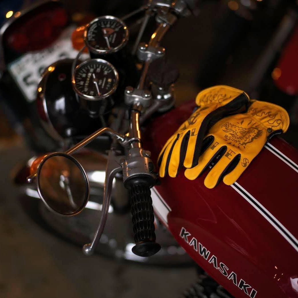 【送料無料】※予約※ SK OLDIES×Yellow Glove レザーグローブ